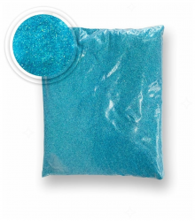Блёстки в пакете голубые 100 гр